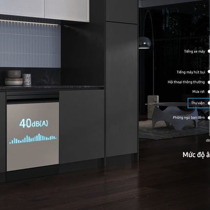 Máy Rửa Chén SAMSUNG Bespoke DW60CB750S24 Độc Lập 14 Bộ Chén