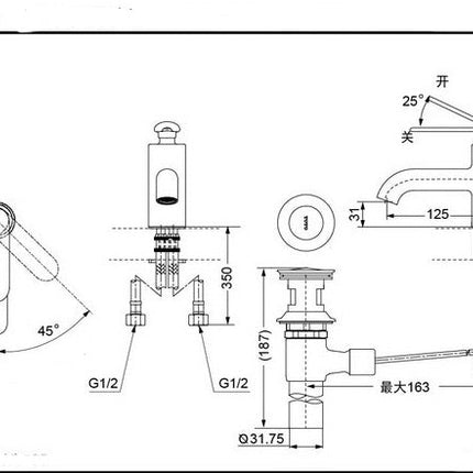 Vòi Lavabo Nóng Lạnh TOTO DL345A