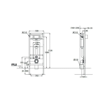 Mặt nạ xả nhấn WH035D | Thiết Bị Vệ Sinh TOTO