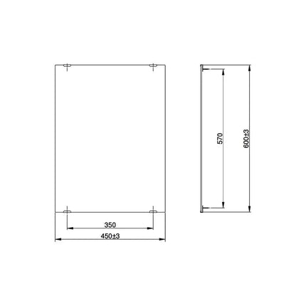 Gương YM4560A | Thiết Bị Vệ Sinh TOTO