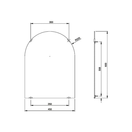 Gương phòng tắm YM4560FA | Thiết Bị Vệ Sinh TOTO